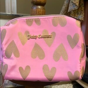 Juicy Couture Pink and Gold Heart Women's Bag NwT Bottle Included